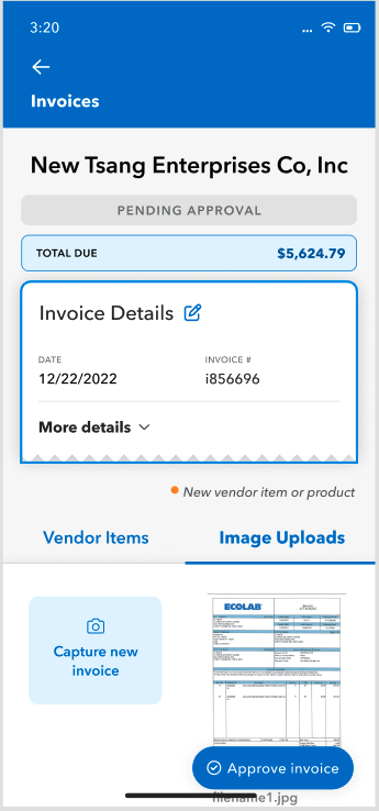 Re-design of the incoming invoice approval at METRONOM