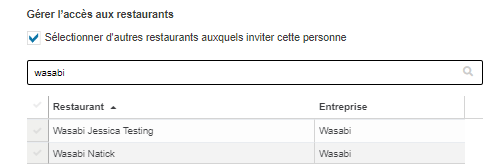 Click on Inviter un nouvel utilisateur…